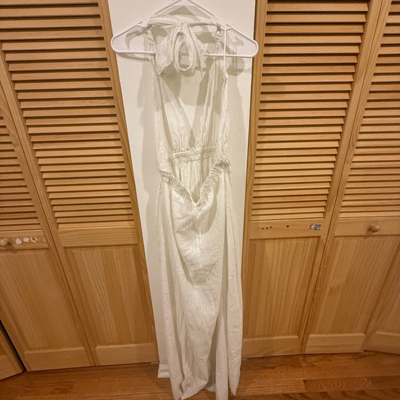 LoveShackFancy White Halter Maxi Gown - Picture 11 of 11